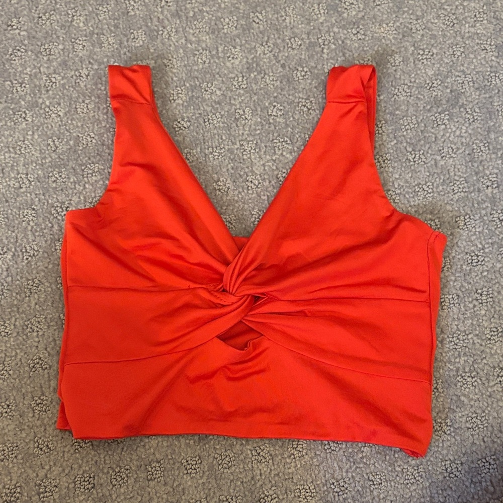 red tank top